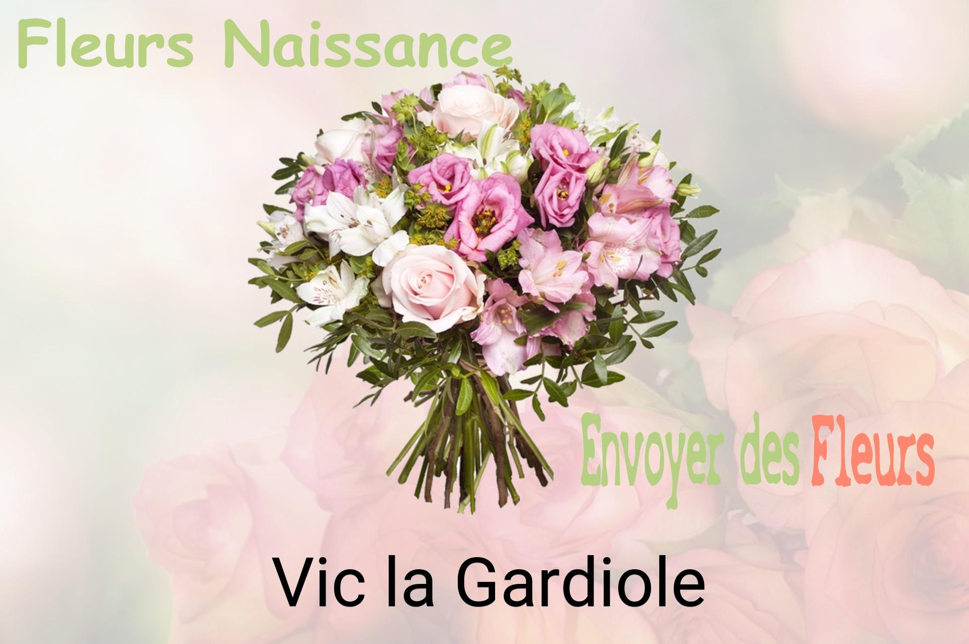 Bouquet de fleurs de naissance livré à Vic-la-Gardiole